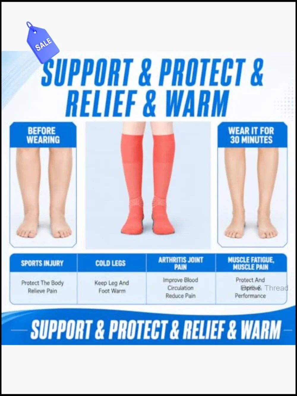 Compression Ankle Socks 3 Pack Arch Support Cushioned Running Athletic Recovery